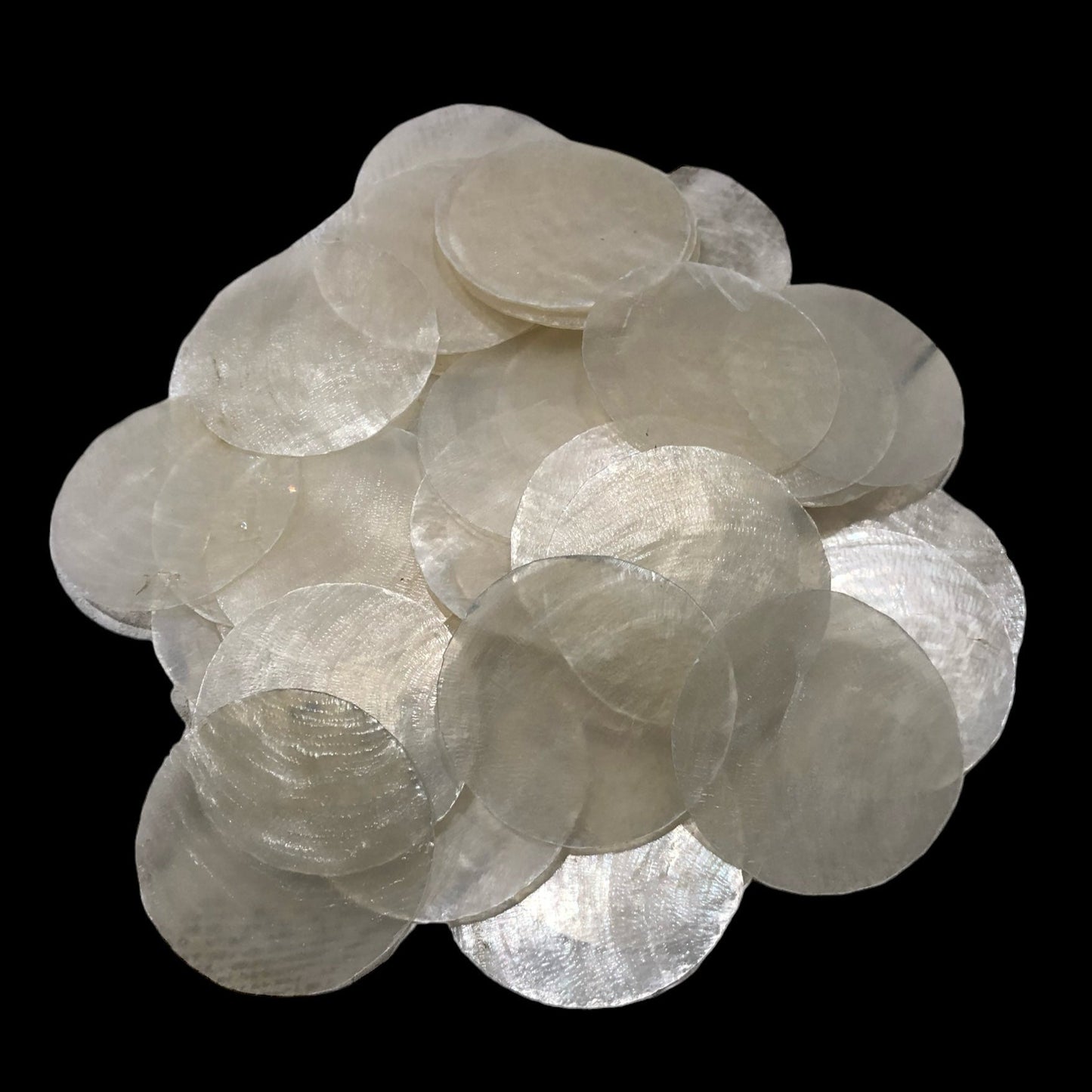 1.5” Capiz Shell Rounds